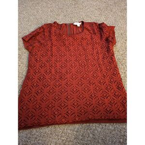 Market &Spruce Blouse Rust Orange MP